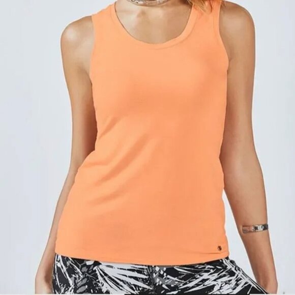 Women's M Fabletics Mariela Tank Peach - Picture 2 of 7